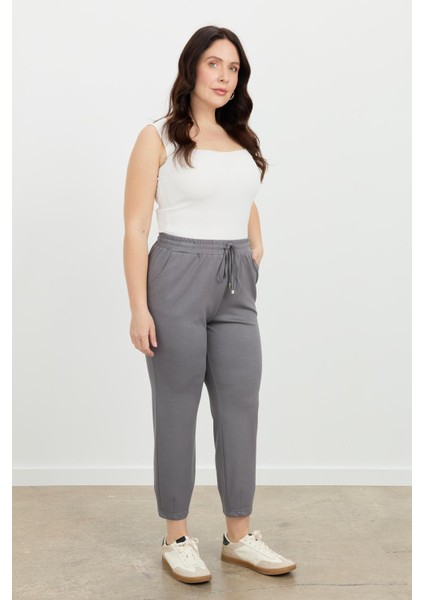Büyük Beden Eşofman Pantolon-K.gri fırsatları