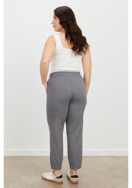 Büyük Beden Eşofman Pantolon-K.gri