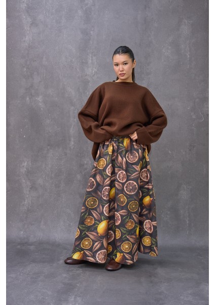 Kahve Salaş Triko Kazak fiyatları