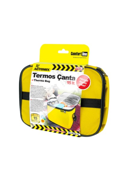 Automix Araba Araç Içi Sıcak Soğuk Korumalı Termos Çanta 15 Lt