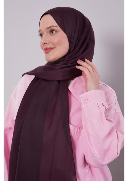 Menekşe Düz Purple Şal