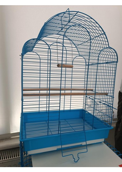 Kafes Bombeli Çatı Mavi 42X30X56