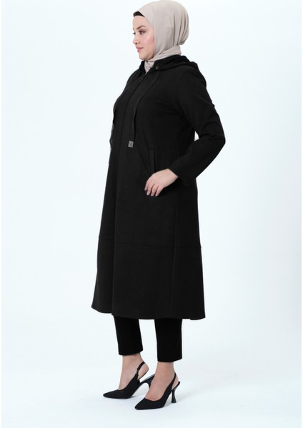 Bilgenaz Kadın Büyük Beden Süet Kumaş Ara Boy Mevsimlik Kap fırsatları