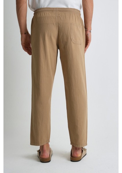 Erkek Büyük Beden %100 Pamuk Keten Görünümlü Pantolon E206-72 fırsatları