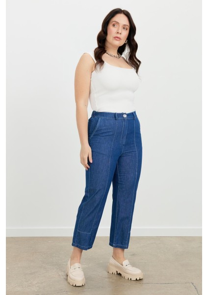 Büyük Beden Kot Pantolon-Lacı modelleri