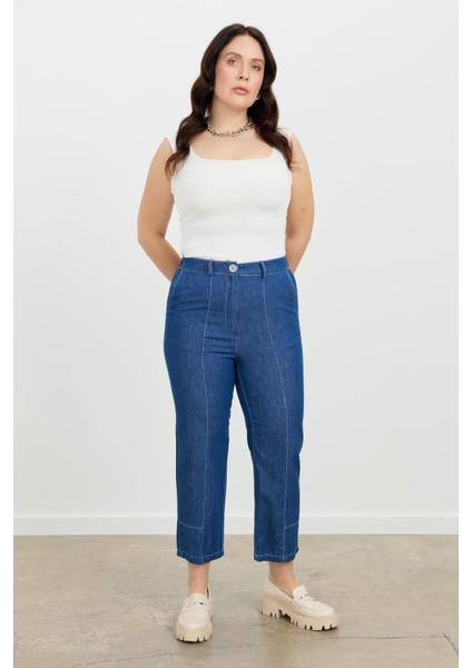 Büyük Beden Kot Pantolon-Lacı fırsatları