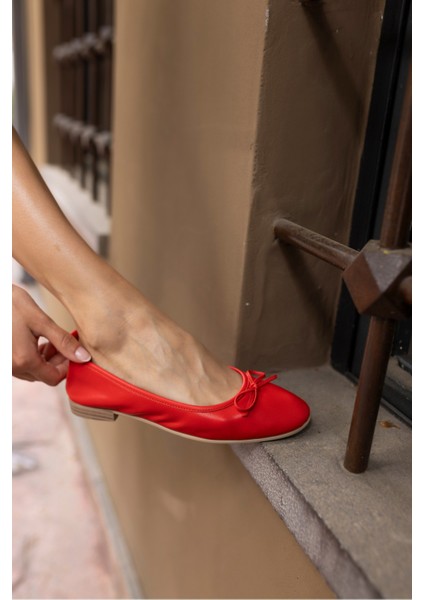 Campo Kadın Bej Leopar Gercek Deri Pisi Babet