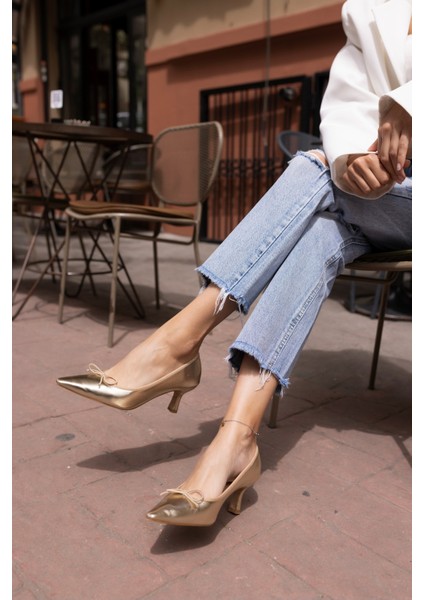 Maxy Kadin Bej Ten Babet Tarzi Yumusak Topuklu Ayakkabi fiyatları