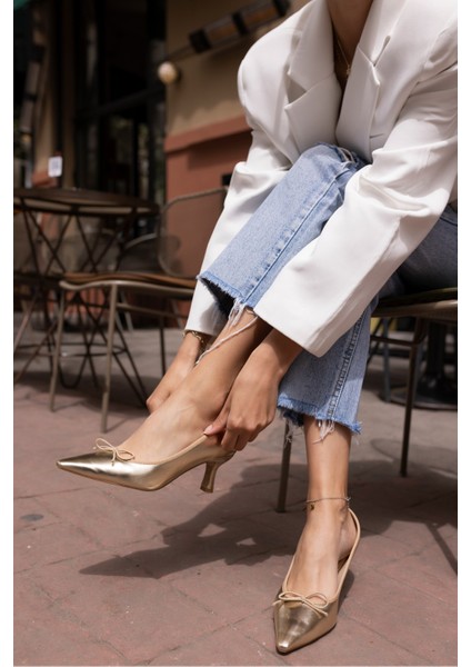 Maxy Kadin Bej Ten Babet Tarzi Yumusak Topuklu Ayakkabi modelleri