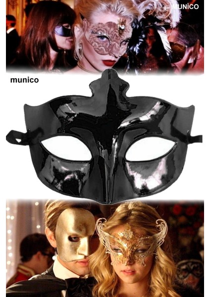 3 Adet Siyah Renk Venedik Balo Maske Rahat ve Nefes Alabilir Kumaş | Cadılar Bayramı ve Özel fiyatları
