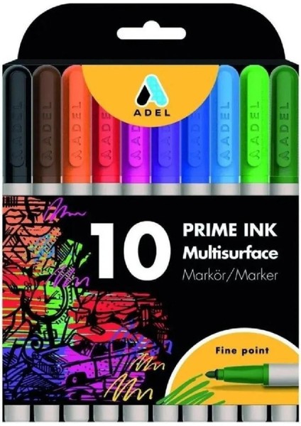 Prime Ink Multisurface Marker 1.5 mm 10 Lu