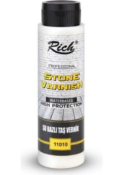 Su Bazlı Stone Varnish-Yüksek Korumalı Taş Vernik 500 cc (Kod: 11010)