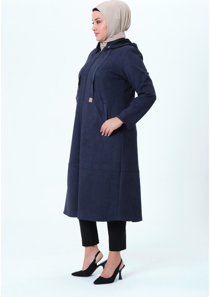 Bilgenaz Kadın Büyük Beden Süet Kumaş Ara Boy Mevsimlik Kap fiyatları