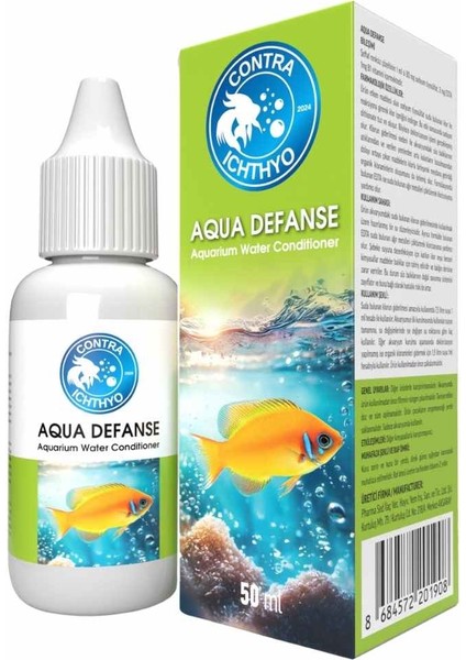 Contra Ichthyo Aqua Defanse 50ML – Akvaryum Su Düzenleyici