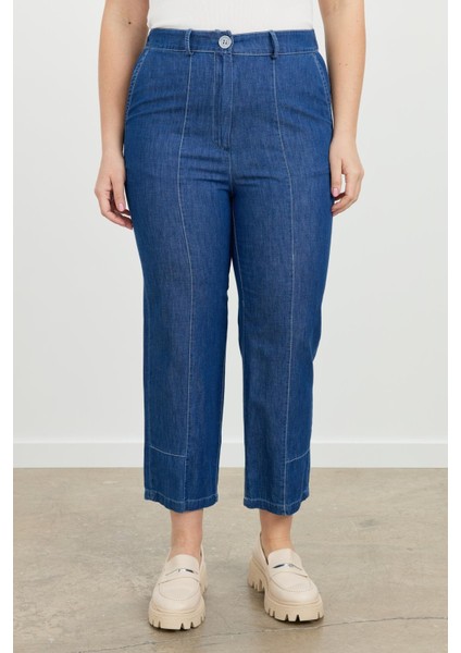 Büyük Beden Kot Pantolon-Lacı