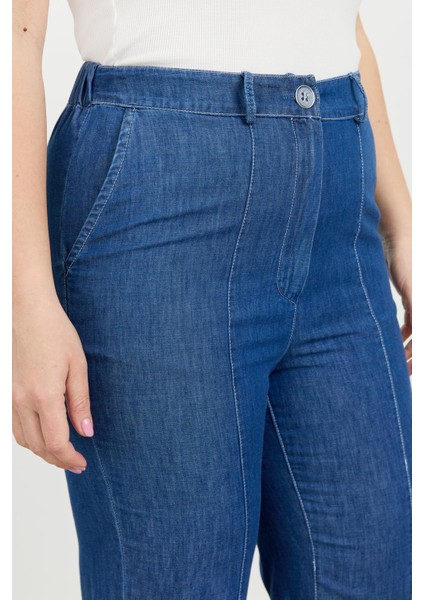 Büyük Beden Kot Pantolon-Lacı