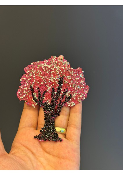 Ütü Ile Yapışan Taş Işleme Ağaç Arma Dikiş Aplike 10X8 cm modelleri