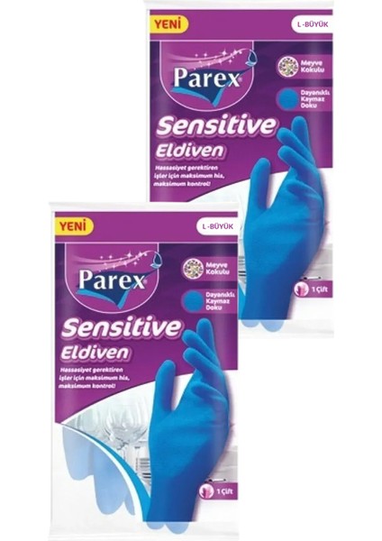 Sensitive Eldiven Büyük Boy İkili Paket