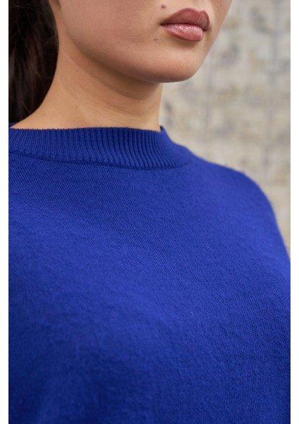 Mavi Salaş Triko Kazak indirimleri