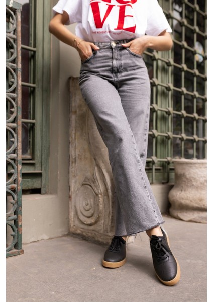 Halla Kadin Siyah Zimba Detay Ekstra Yumusacık Sneaker modelleri