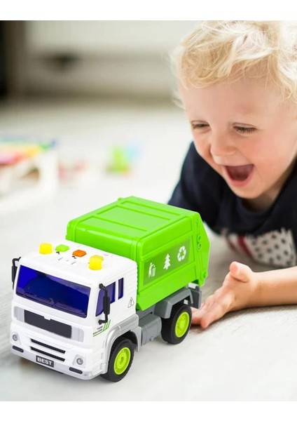 Pilli Işıklı Sesli Kumandalı Oyuncak Full Fonksiyon Araba Iş Makinesi Çöp Kamyonu modelleri