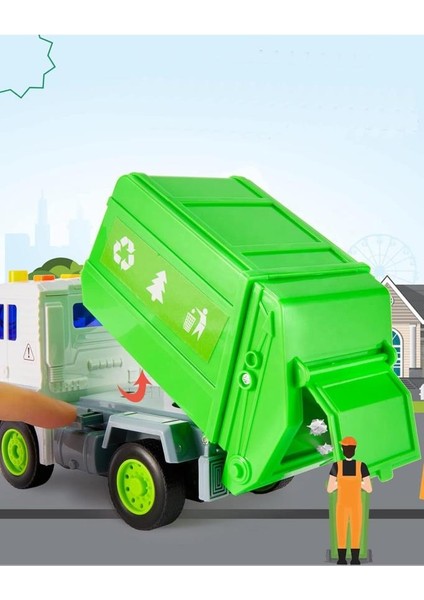 Pilli Işıklı Sesli Kumandalı Oyuncak Full Fonksiyon Araba Iş Makinesi Çöp Kamyonu fırsatları