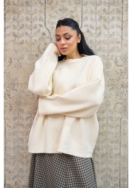 Krem Salaş Triko Kazak fiyatları