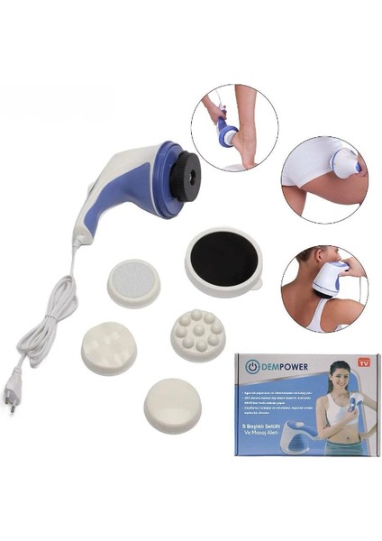 Masaj ve Selülit Aleti 5 Başlıklı