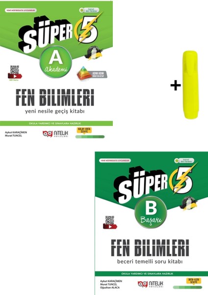 5. Sınıf Fen Bilimleri (A) (B) Beceri Temelli Soru Kitabı Seti Yeni