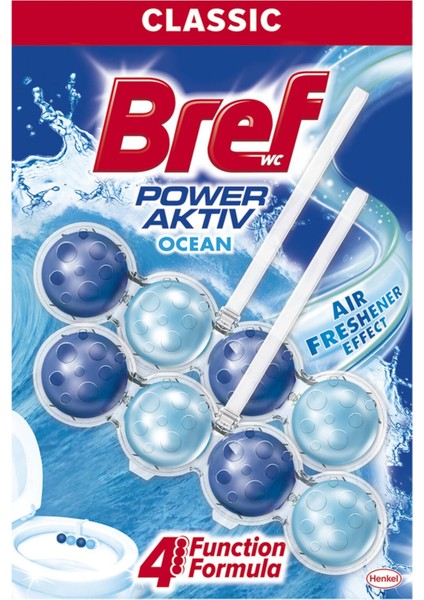 Power Aktiv Wc Temizleyici Blok 2'li Okyanus - Limon ve Çam 3 Lü Set modelleri
