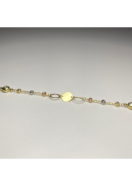 14 Ayar Altın Dorikalı Halka Bileklik