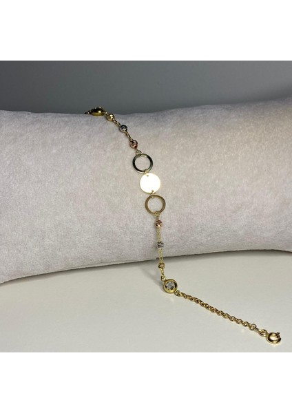 14 Ayar Altın Dorikalı Halka Bileklik fiyatları