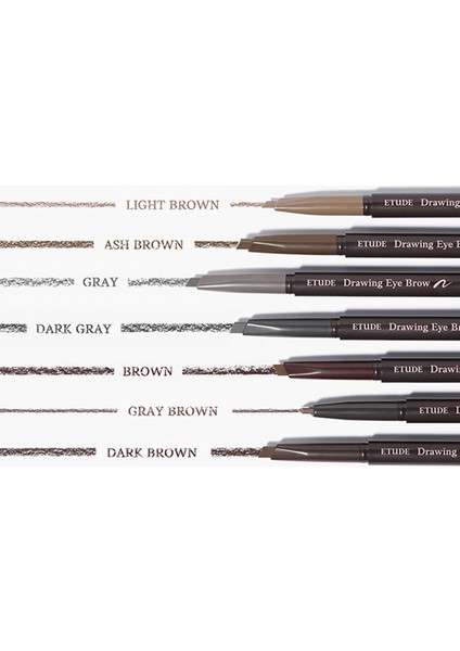 Drawing Eye Brow / Uzun Süre Kalıcı Kaş Kalemi - 1 Dark Brown modelleri