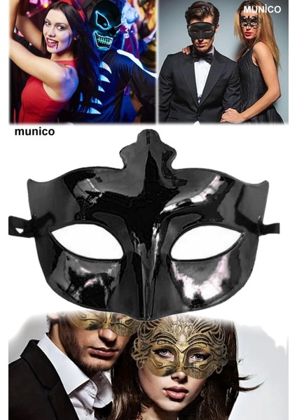 2 Adet Siyah Masquerade Göz Maskesi Yumuşak Şeritli, Ergonomik Tasarım Kostüm ve Balo Partileri Için