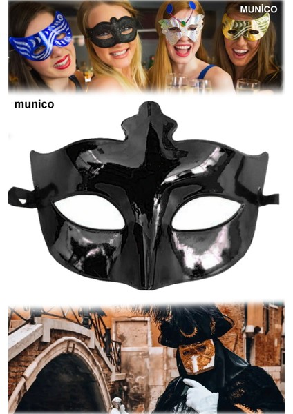 2 Adet Siyah Masquerade Göz Maskesi Yumuşak Şeritli, Ergonomik Tasarım Kostüm ve Balo Partileri Için modelleri