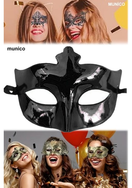 2 Adet Siyah Masquerade Göz Maskesi Yumuşak Şeritli, Ergonomik Tasarım Kostüm ve Balo Partileri Için indirimleri