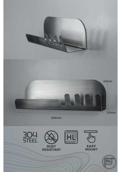 Docka — Paslanmaz Çelik Duvar Tipi Çok Amaçlı Askı Organizer fiyatları