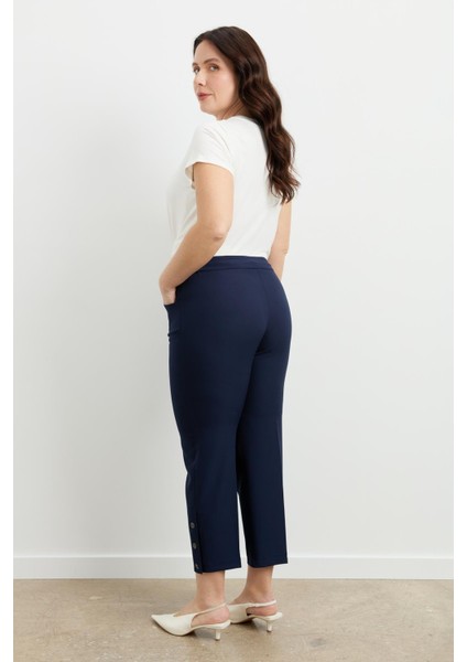 Büyük Beden Hürrem Pantolon-Lacı