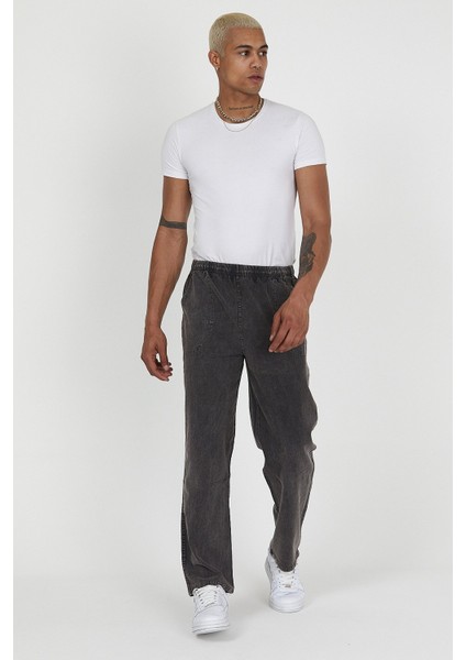 Erkek Büyük Beden %100 Pamuk Keten Görünümlü Pantolon E206-6 indirimleri