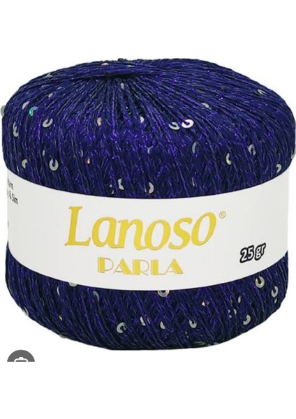 Parla Simli Lacivert Pullu Ip