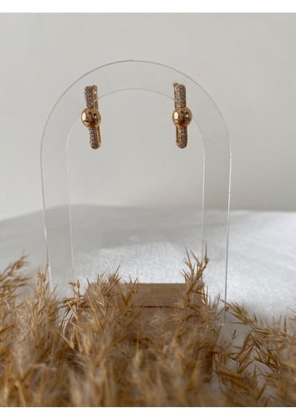 Zirkon Detaylı Xupıng Çelik Küpe fiyatları