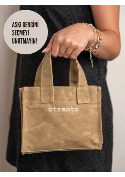 Luna Mumlu Kanvas Çanta - Çöl Kumu fiyatları