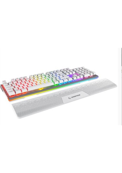 Rampage Carbon Beyaz Rgb Q Gaming Oyuncu Klavye Bilek Destekli Red Switch fiyatları