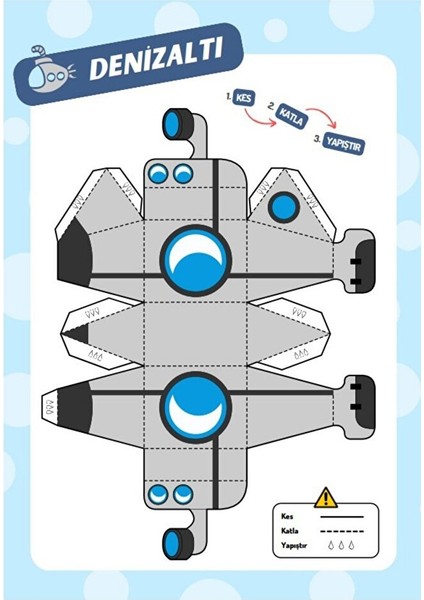 Sevimli Kes Yapıştır Seti (10 Adet Kes-Yapıştır Kağıdı) indirimleri