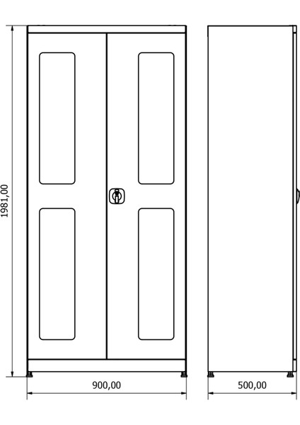 Malzeme Dolabı Se.36.24.23 modelleri