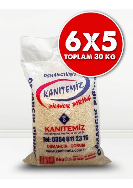 Yeni Mahsül Osmancık Pirinci 6x5