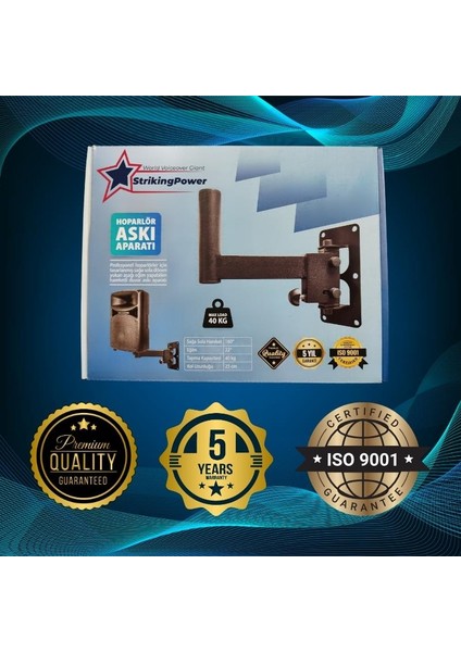 8 Adet Hoparlör Duvar Sehpası Standı - Hareketli Hoparlör Askısı Askı Aparatı - Kısa indirimleri