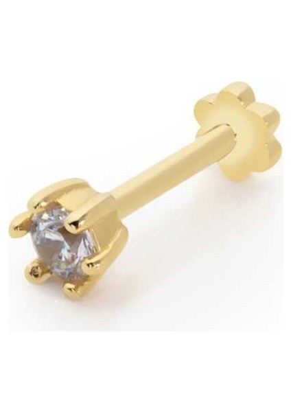 Large Altı Tırnak Tektaş Tragus Piercing