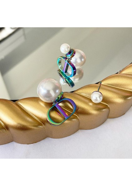 Incili Rainbow Color Çelik Küpe fiyatları