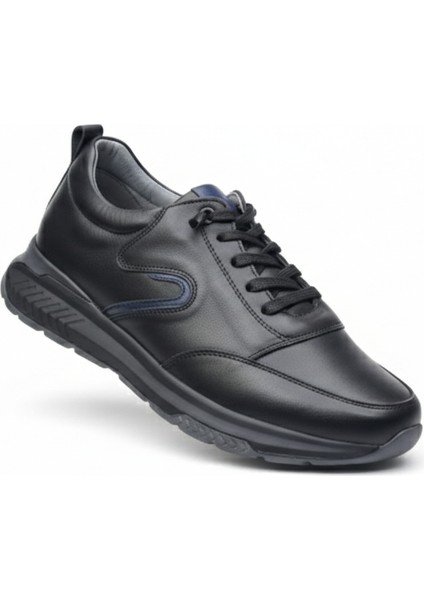 GR0410 Hakiki Deri Çift Renk Uzun Taban Yeni Nesil Akıllı Bağcık Spor Yürüyüş Koşu Ayakkabısı indirimleri